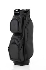Golfbag Herren Schwarz PU Leder Luxus  Black ...