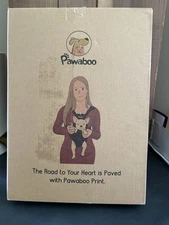 Pawaboo Pet Carrier Backpack Adjustable Pet Front Cat Dog Bag Black Size XL