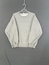 Vintage 90  s/Y2K Russell Athletic Crewneck Sweatshirt Gray Large