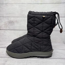 Bogs Snowday Mid Waterproof Quilted Winter Boots Women's Size 7 Black