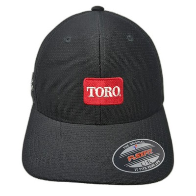 Travis Mathew Baseball Cap Black XL Toro Golf Irrigation Flexfit Hat
