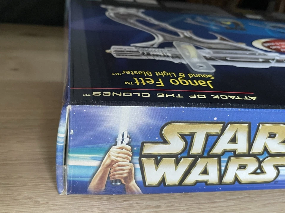 Jango Fett Sound Light Blaster 2002 STAR WARS Attack of the Clones MIB NEW WORKS - Image 4 of 4