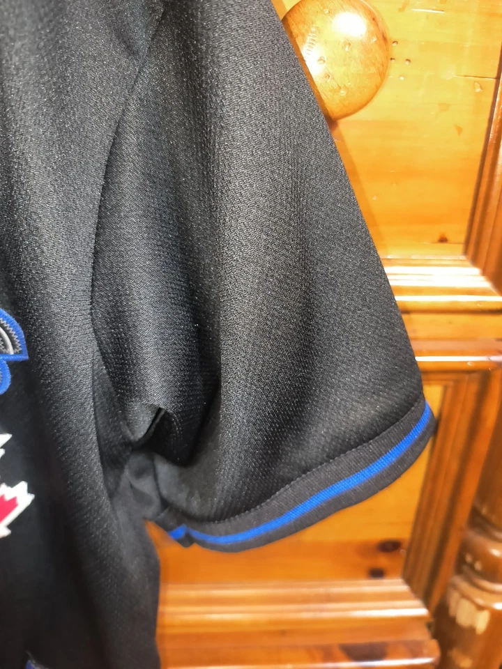 Black Majestic Jose Bautista Jersey Toronto Blue Jays Rare  Men Sz 48 Large - Image 4 of 4