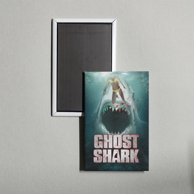 #ad Ghost Shark Mini Movie Poster Fridge Locker Magnet $6.98