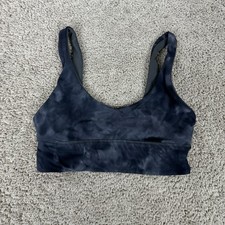 Lululemon Align Reversible Bra Womens 6 A/B Cups Diamond Dye Pitch light Support