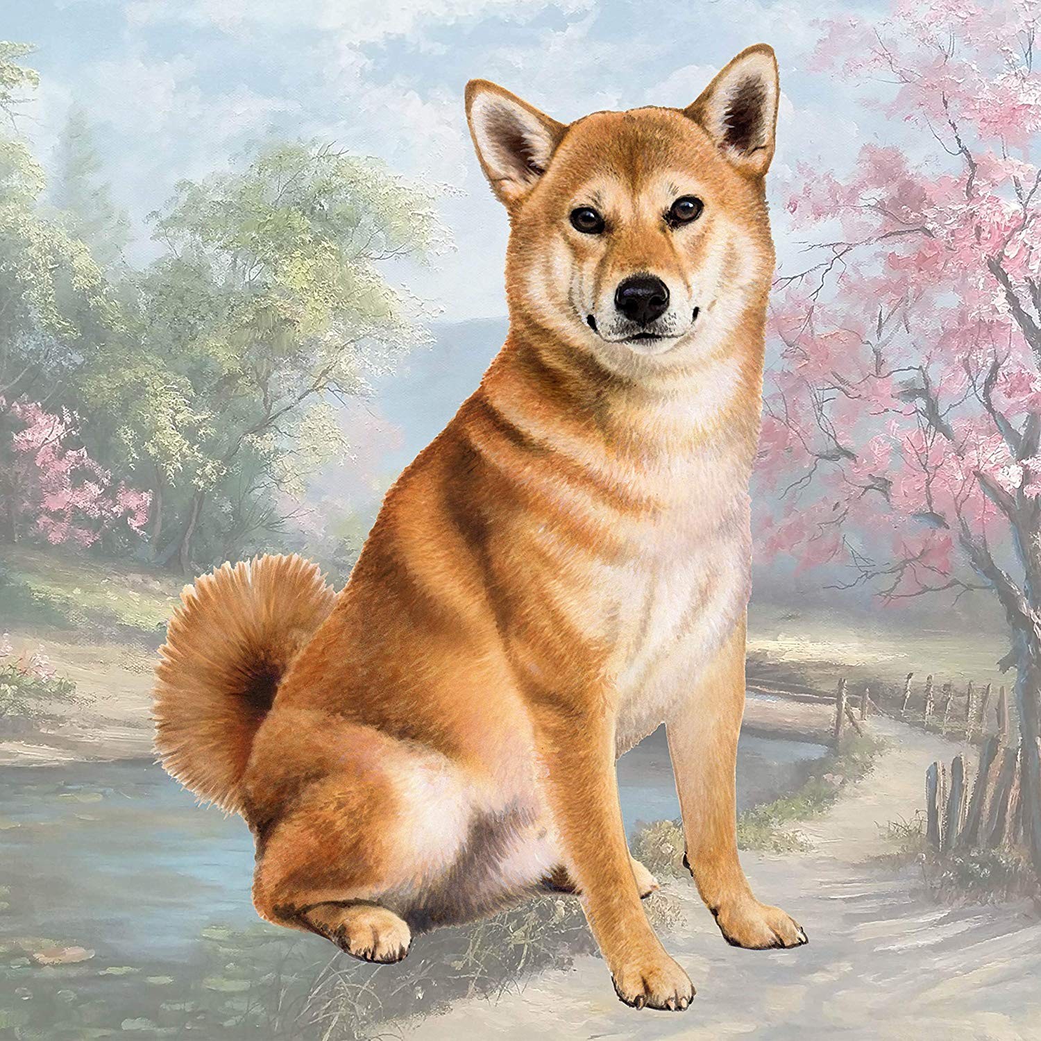 Настольная подставка для напитков Shiba Inu 1 2090₽