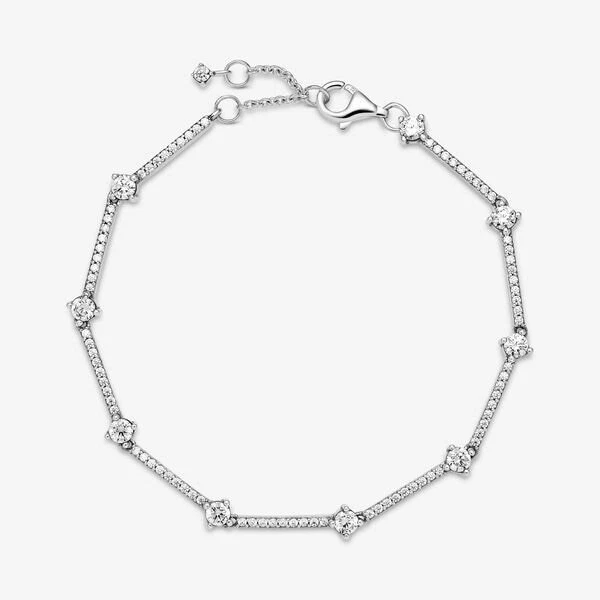 Sparkling pavé bars sale bracelet