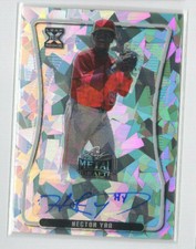 2020 Leaf Metal Draft Hector Yan AUTO CRACKED ICE ANGELS