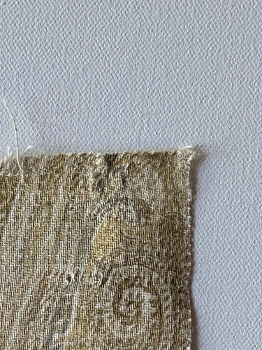 Ralph Lauren Birchwood Paisley Lichen Fabric Remnant 24 x 24" - Picture 3 of 4