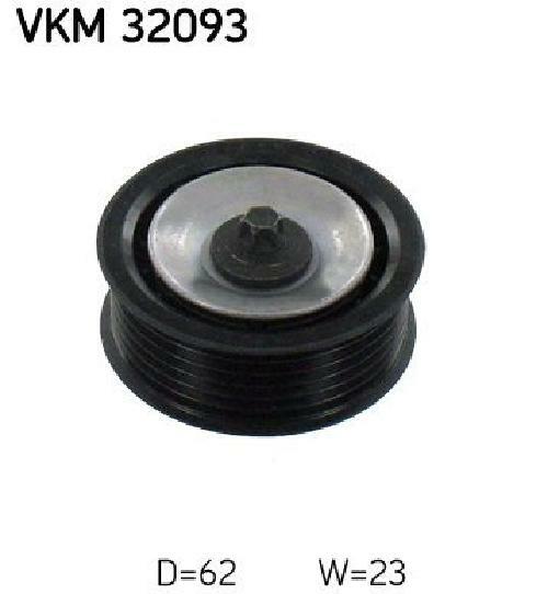 Original SKF Umlenk-/FüHrungsrolle Keilrippenriemen VKM 32093 FüR Alfa Romeo-image