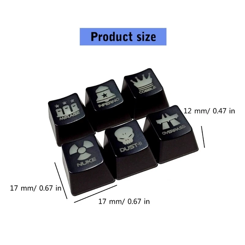 Customizable Mechanical Keyboard with 6 ABS OEM Keycaps for Unique Personality Design