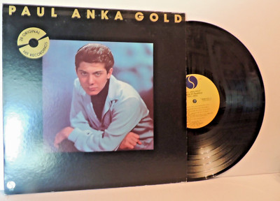 PAUL ANKA 2 LP GOLD 28 ORIGINAL HIT RECORDINGS, SASH-3704-2, w/booklet, 1974