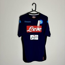 BNWT Napoli Football Shirt Jersey 2017/18 Authentic Kombat Gara 3rd (L)