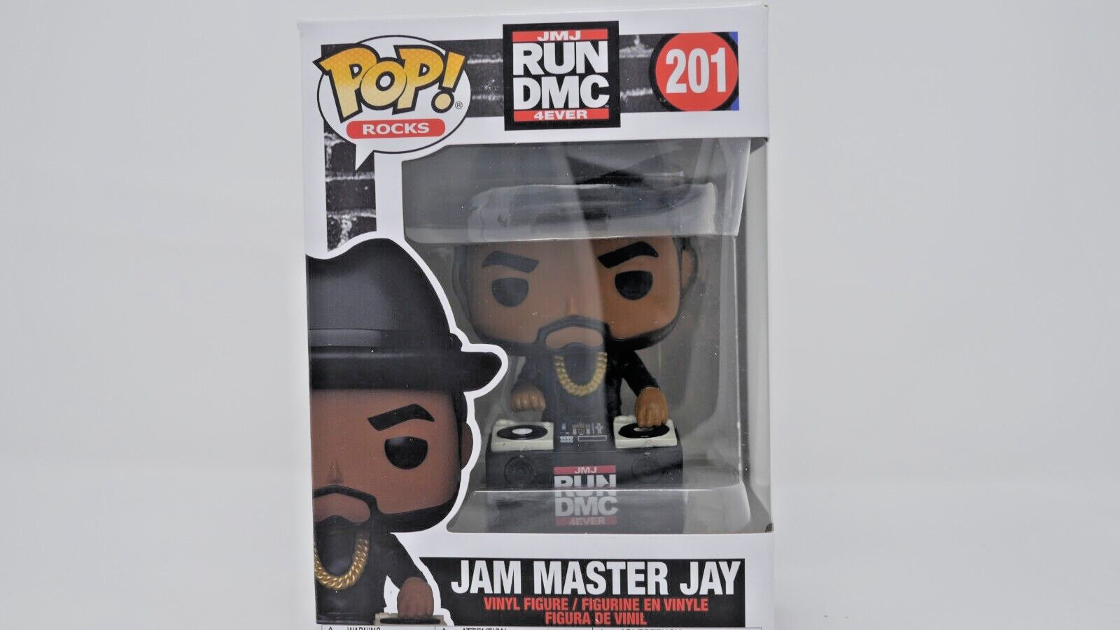Funko Pop! Rocks: Jmj Run Dmc 4Ever Jam Master Jay #201 Vinyl Figure