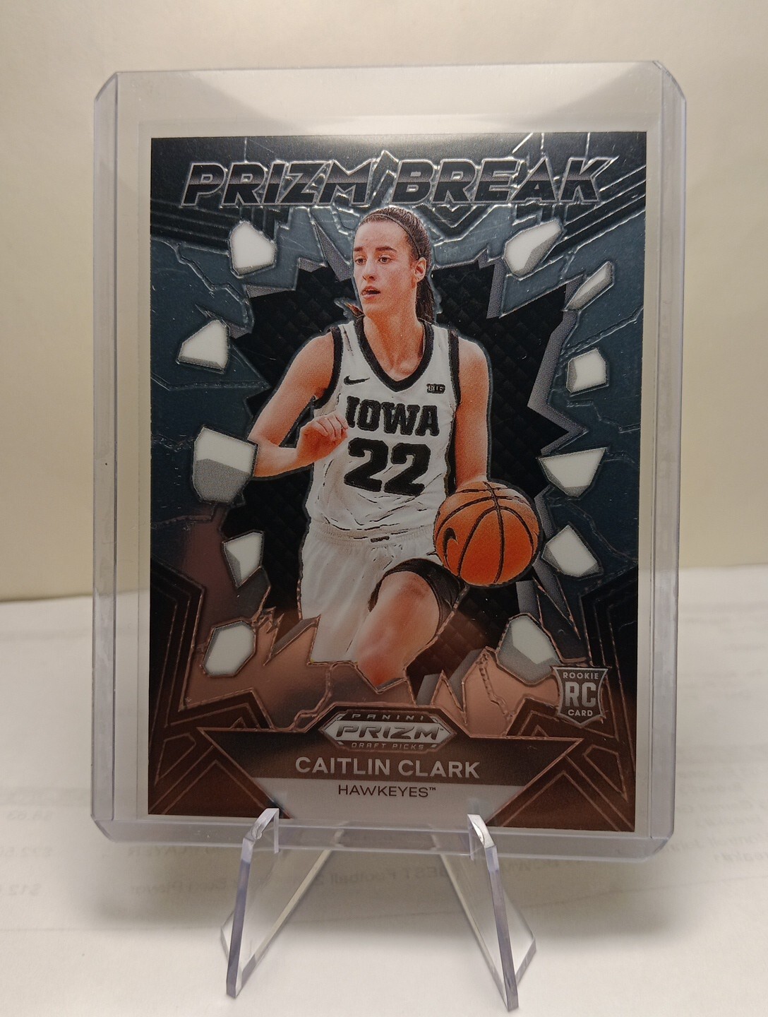 2024 Prizm Draft Picks CAITLIN CLARK Prizm Break Rookie Insert #13 Iowa