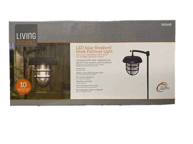 Living accents solar on sale lights