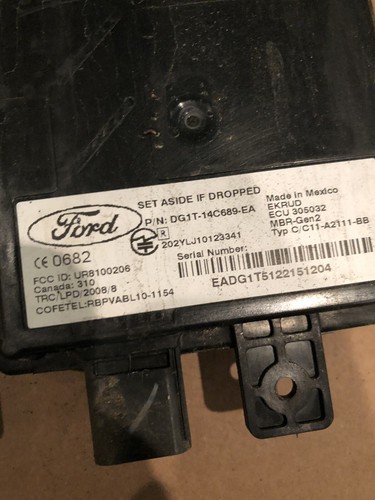 2013 2016 LINCOLN MKT MKS LEFT BLIND SPOT RADAR SENSOR W/ BRACKET DG1T 14C689 EA - Picture 6 of 6