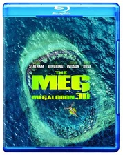 THE MEG [3D Blu-ray + Blu-ray + DVD] BRAND NEW!!! & SEALED!!! REGION 1