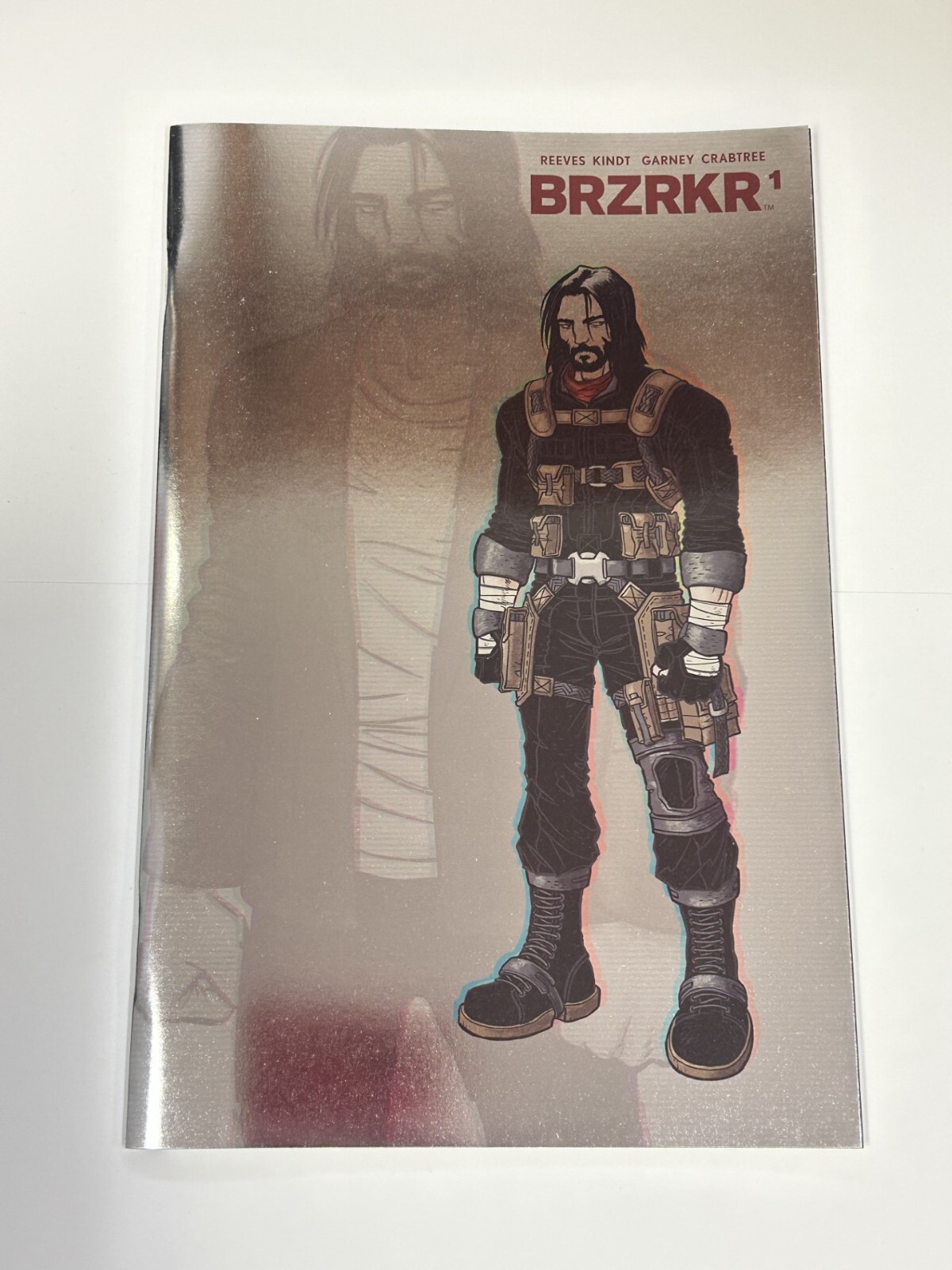BRZRKR #1 NEAR MINT 2021 FOIL VARIANT 4TH PRINT BOOM STUDIOS COMICS b ...