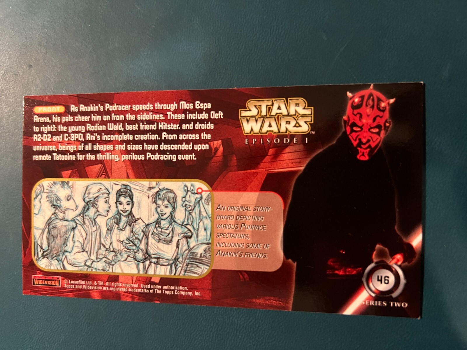 1999 Topps Star Wars Episode I SERIES 1-2 Widevision Complete Your Set U Pick - Picture 263 of 331