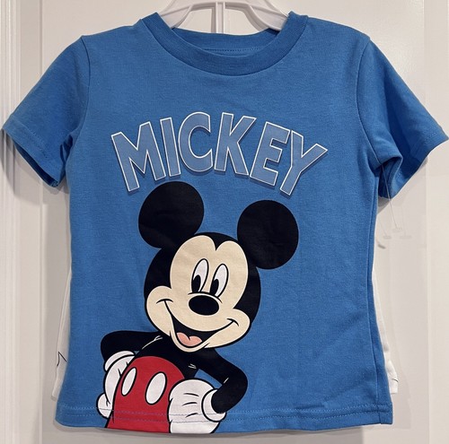 Disney Mickey Mouse Baby T-Shirt & Shorts Set Outfit Kids Size 2T 24 Mon NEW