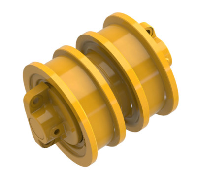 AT331032 John Deere Double Flange Bottom Track Roller Fits Select JD Crawler