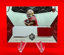 2021 Panini Limited Football Trey Sermon Unlimited Potential Rookie Patch /50 RC