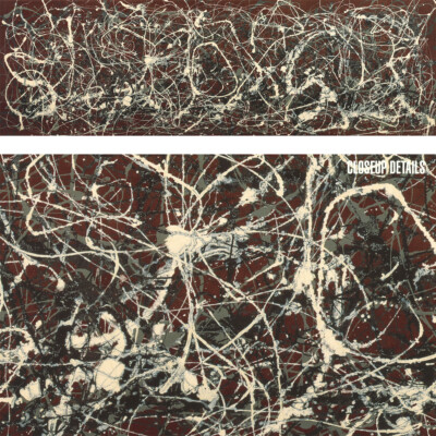 36W''x12H'' NUMBER 13A: ARABESQUE by JACKSON POLLOCK - REDS DRIP CHOICES of CANVAS