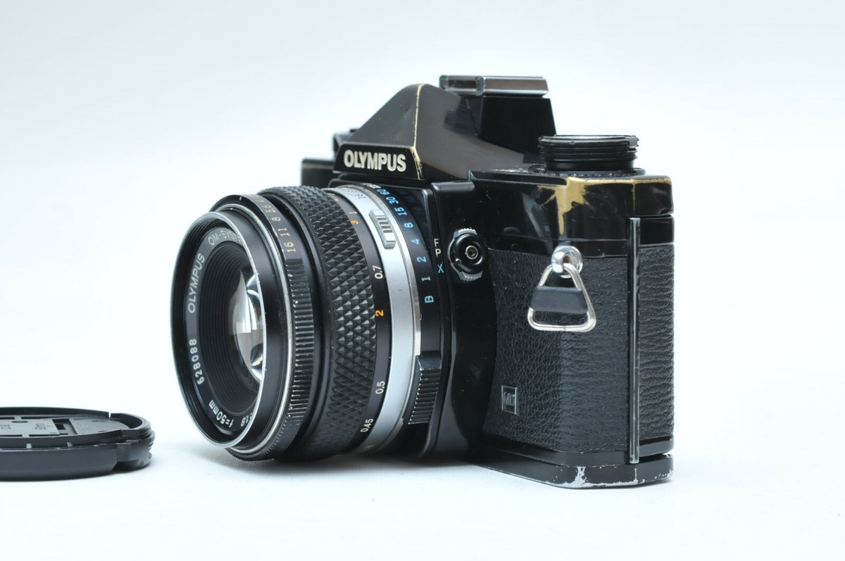 Olympus OM-1 35mm Film Camera W/50mm F1.8 Zuiko Manual Focus