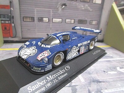 SAUBER Mercedes Benz C9 DM Supercup 1987 #61 Schlesser Michelin Minichamps 1:43 
