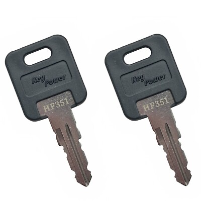 2 Pack KeyPower HF315 Keys – Fits Fastec FIC RV Trailer Door & Cabinet Locks