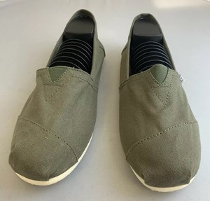 olive green slip ons