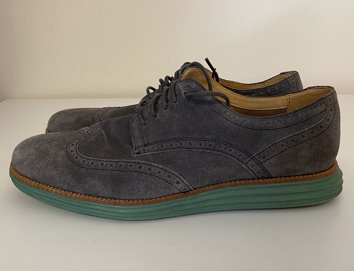 Cole Haan Shoes Cole Haan Original Grand Wingtip Oxford Shoes Grey Men Size 10.5 Buy Cole Haan Men Grey Original Grand Wingtip Oxford Shoes  main image 3
