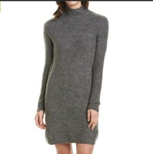 Max Studio Womens Grey Knot Sweater Long Dress L