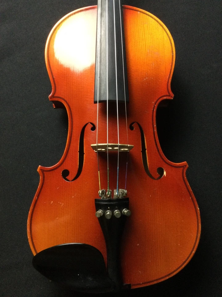 Traje de violín estudiantil Suzuki 220 3/4 con estuche y arco nuevo Foto 4 de 4