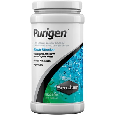Seachem Purigen 250mL Premium Synthetic Filter Media for Crystal Clear Water