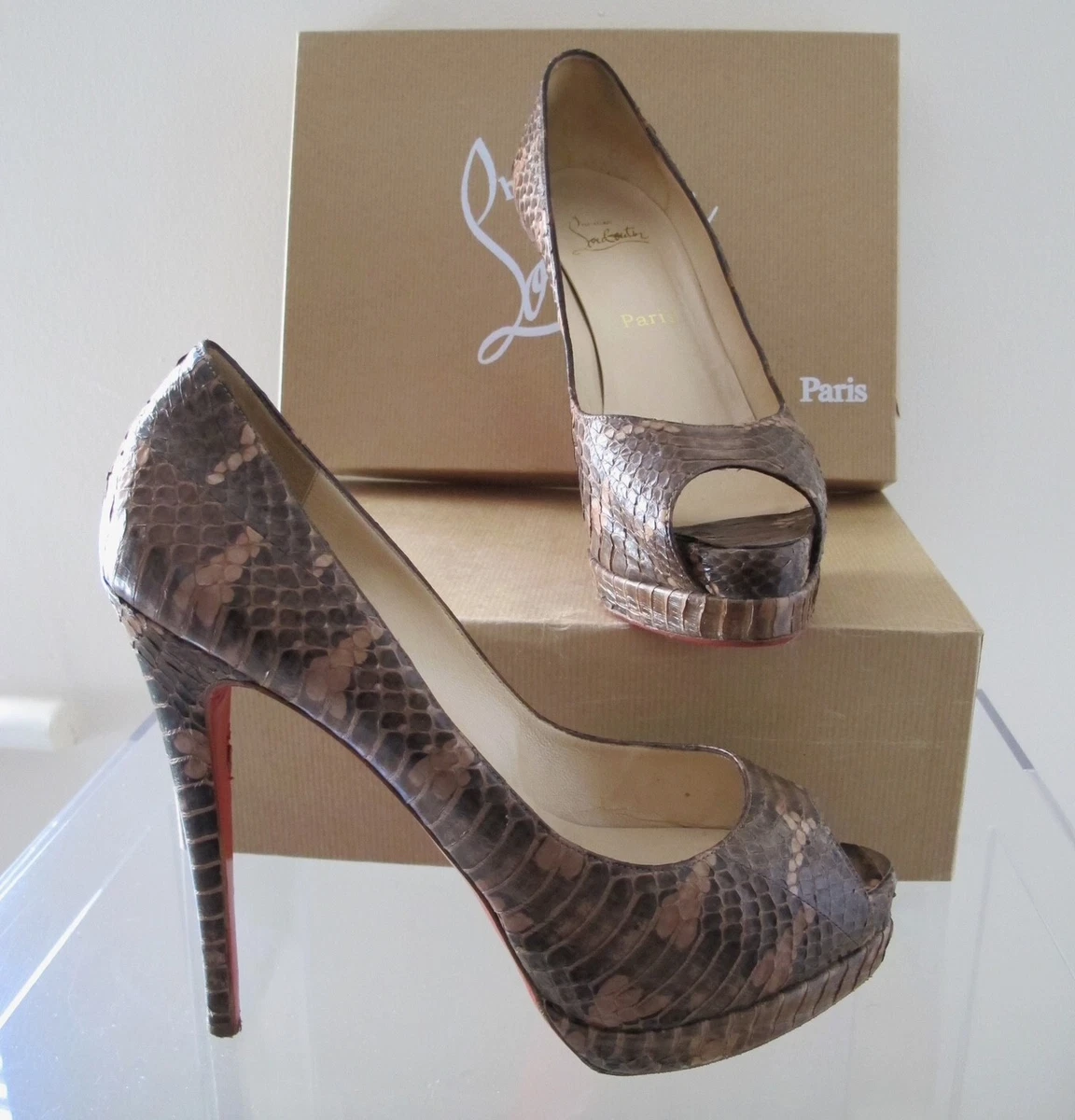 Christian Louboutin Lady Peep Heels for Women for sale | eBay UK
