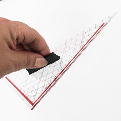 Triangle Ruler Multipurpose 45 or 90 Degree Lightweight Measuring Layout Tool