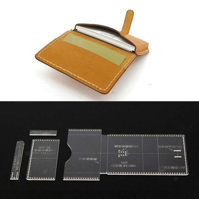 4 Stück Klar Acryl Tasche Schablone Schablone Set Leder Handwerk