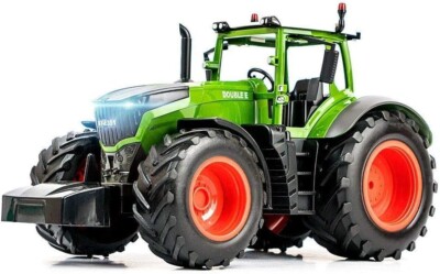 FARM RC Traktor LKW Fahrzeug Fernbedienung Doppel E Deere Anhänger Modell Spielzeug UK