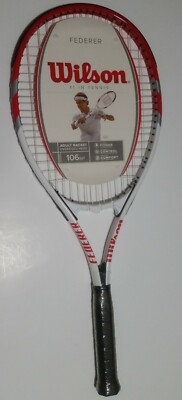 Wilson Roger Federer Tennis Racket WRT32470U3 New 106'' 4 3/8