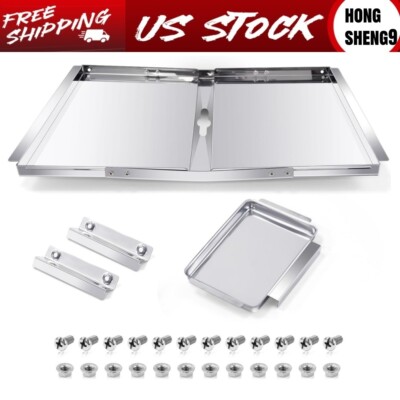 24''-30''Grease Tray w/ Catch Drip Pan Replacement for Nexgrill Dyna-Glo Kenmore