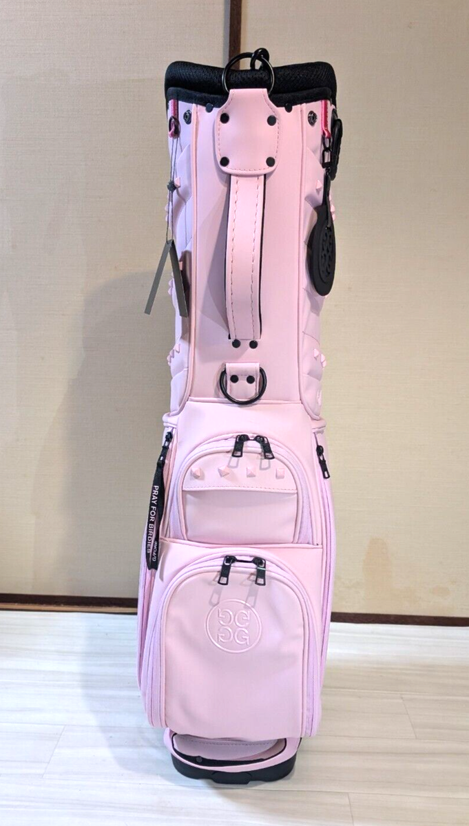 G Fore Golf Caddy Bag Stand-up Bag Pink with Hood Cover | eBay