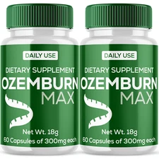Ozemburn Max Supplement Pills Advanced Formula Fitness Support Vitamin 120 Caps
