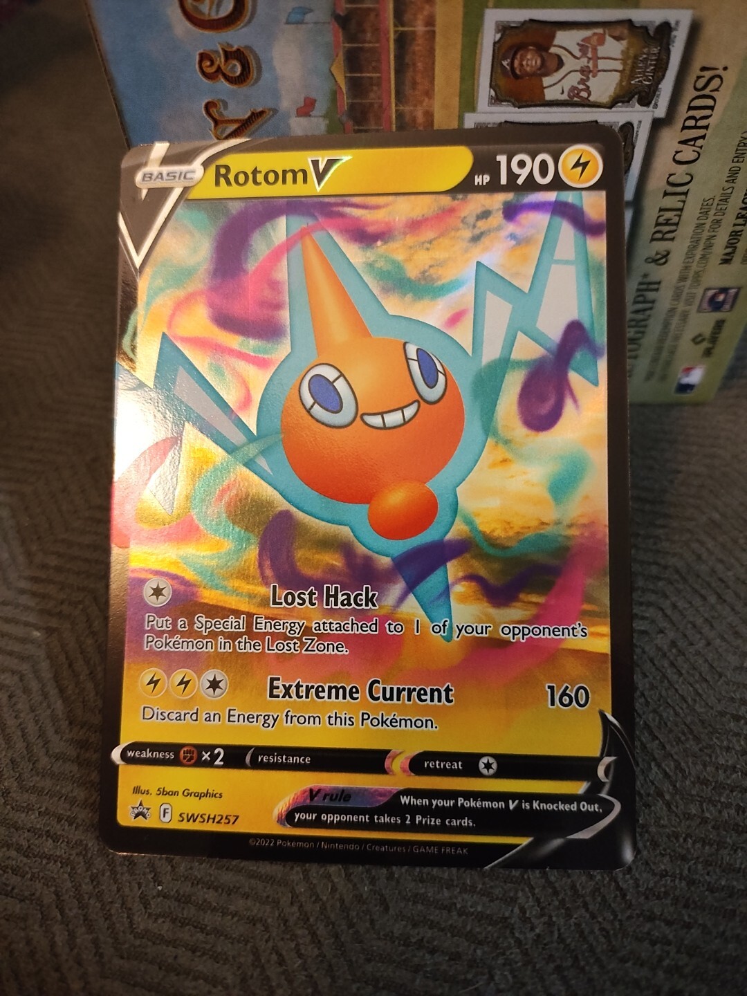 Rotom V SWSH257 SWSH: Sword & Shield Promo Cards Holo