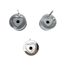 Heart Shape 52x57mm Interchangeable Die Mould for Badge Button Maker