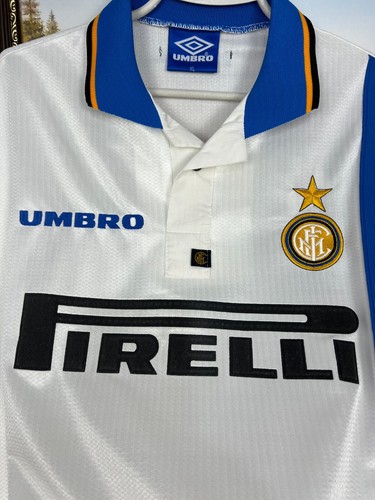 Inter Milan Away football shirt 1997 Soccer Umbro Maglia Mens Jersey Trikot XL - Picture 6 of 14