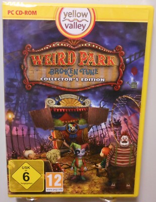 Weird Park Broken Tune PC Spiel Software CD-ROM Wimmelbild Collectors Edit #T355