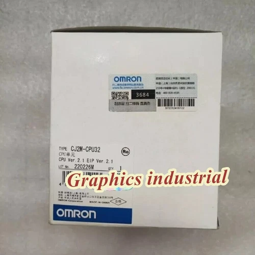 New Original Omron CJ2M-CPU32 CPU Unit CJ2MCPU32 PLC Module  Free Shipping