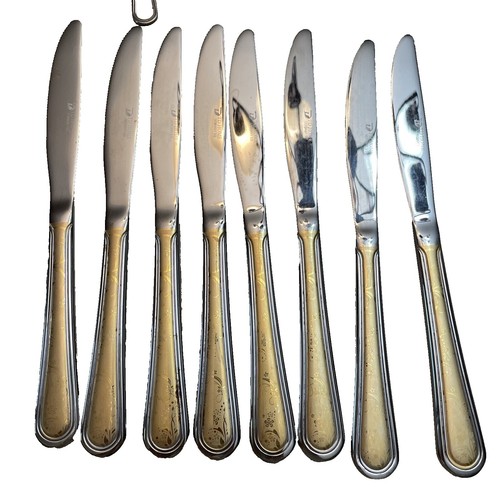 Solingen Hartvergoldet Flatware Set 23/24k Golden Silverware